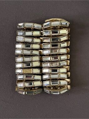 Pebby Forevee reversible rhinestone bracelets.
